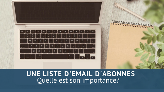 Une liste d’email d’abonnés quelle importance?