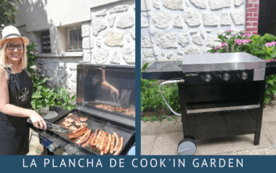 La plancha de Cook’in Garden pour des repas en extérieur