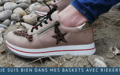 Je suis bien dans ma paire de basket Rieker!