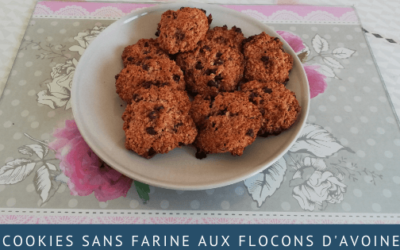 Cookies sans farine aux flocons d’avoine