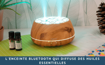 L’enceinte bluetooth qui diffuse des huiles essentielles