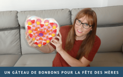 Un gâteau de bonbons pour la fête des mères