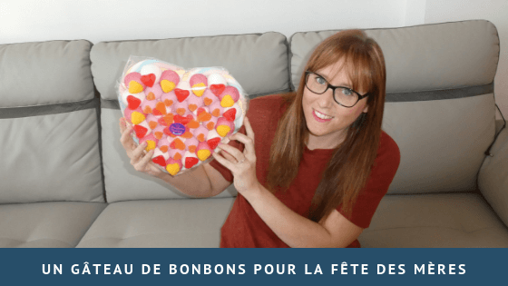 Un gâteau de bonbons pour la fête des mères