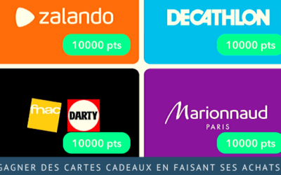 Comment gagner des cartes cadeaux en faisant ses achats?