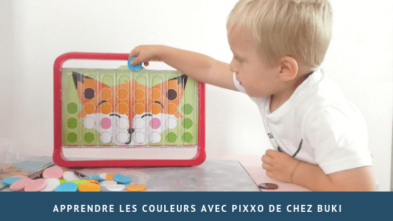 Apprendre les couleurs avec Pixxo de chez Buki