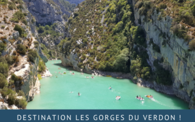 Vacances en France : destination les Gorges du Verdon !